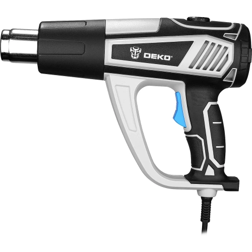 Фен строительный DEKO HG2450 в кейсе, с плавной регулировкой, 2450 Вт 085-1130 фото 8