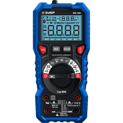 Цифровой мультиметр ЗУБР МА-100 59808
