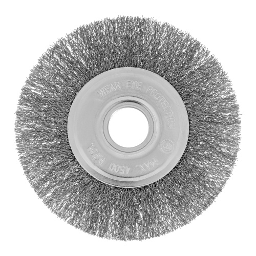 Щетка для УШМ, 125 мм, посадка 22.2 мм, плоская, витая проволока Сибртех фото 3