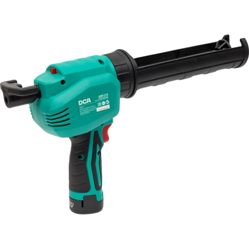 Аккумуляторный пистолет для герметика DCA 2 АКБ 2,0 А*ч, 12 В, в кейсе ADPJ12 фото 4 Аккумуляторный пистолет для герметика DCA 2 АКБ 2,0 А*ч, 12 В, в кейсе ADPJ12 фото 4