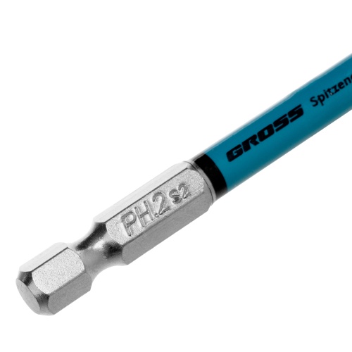 Бита PH2х70мм, сталь S2, кругл., отрывн., 10 шт. Gross фото 4