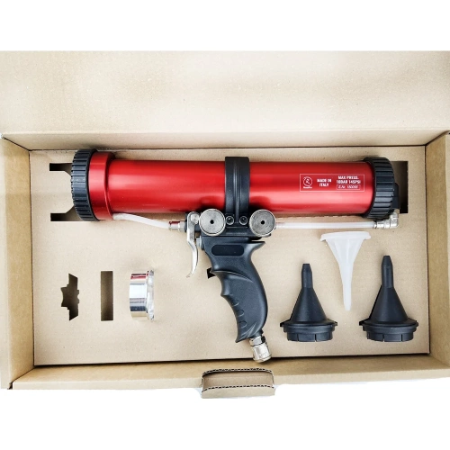 Пистолет для нанесения распыляемых герметиков RoxelPro в комплекте с насадками 592125 фото 3