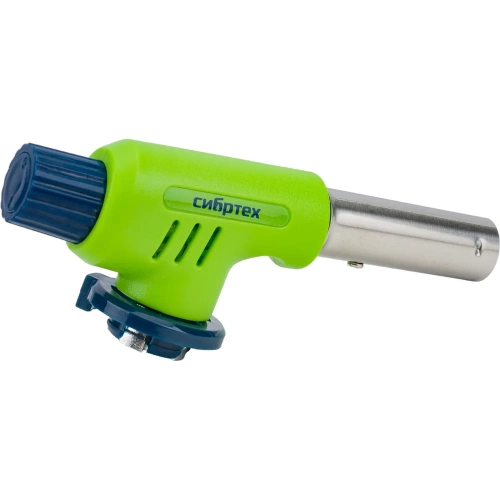 Газовая горелка на бутановый баллон, пьезоподжиг СИБРТЕХ 91420 фото 3 Газовая горелка на бутановый баллон, пьезоподжиг СИБРТЕХ 91420 фото 3