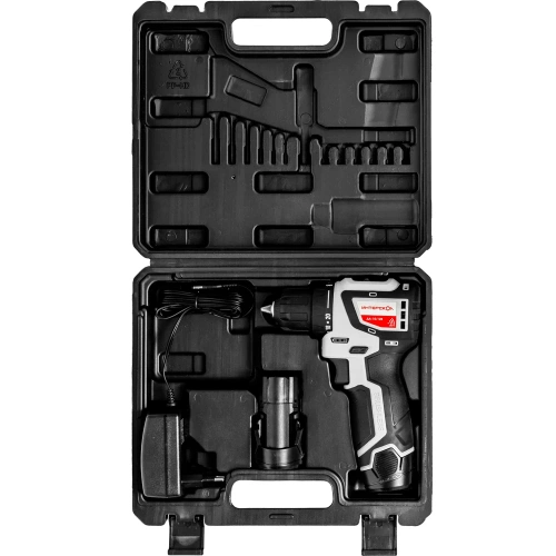 Бесщеточная аккумуляторная дрель-шуруповерт Интерскол ДА-10/12В 36 МиниМАКС Li-ion, кейс, 2 аккум., 2Ач 687.2.2.70 фото 4 Бесщеточная аккумуляторная дрель-шуруповерт Интерскол ДА-10/12В 36 МиниМАКС Li-ion, кейс, 2 аккум., 2Ач 687.2.2.70 фото 4