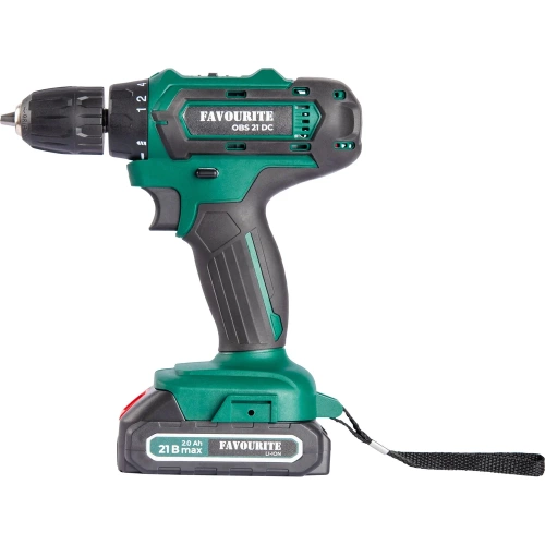 Дрель-шуруповерт аккумуляторная FAVOURITE OBS 21 DC 21В, 2/4Ач 150121021 фото 4