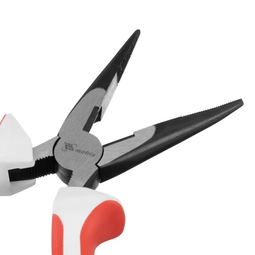 Длинногубцы прямые Premium, 160 мм, трехкомпонентные рукоятки Matrix фото 5