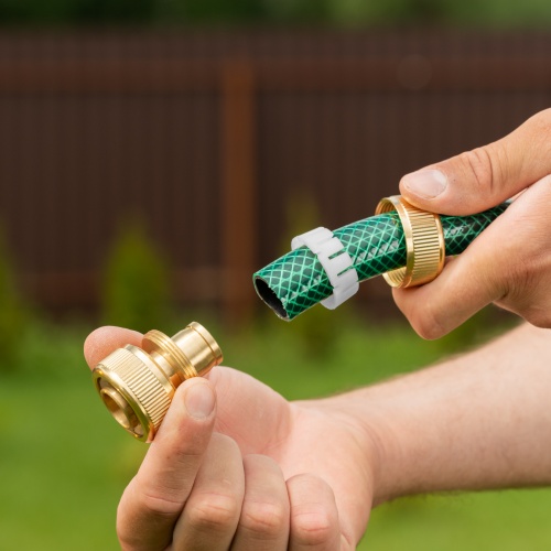 Муфта ремонтная для шланга, 3/4, латунная Palisad фото 6