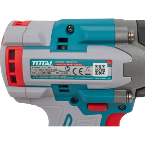 Ударный гайковерт 1/2” 20В TOTAL TIWLI2050 фото 7