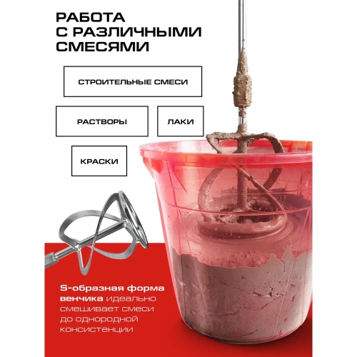 Миксер строительный Ставр STAVR SMX 1600-100D-2SV, 9030100506 фото 4 Миксер строительный Ставр STAVR SMX 1600-100D-2SV, 9030100506 фото 4