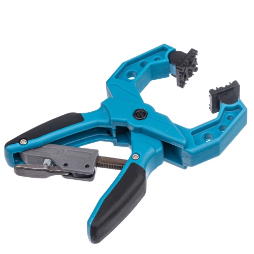 Струбцина клещеобразная 1-1/2, пластиковый корпус, храповой механизм жесткой фиксации, 38 мм Gross фото 3