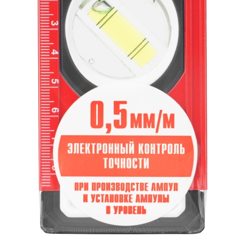 Уровень алюминиевый, фрезерованный, 3 глазка, рукоятки, 800 мм Matrix фото 9