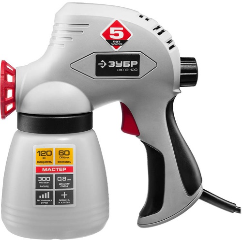 Краскопульт электрический Зубр Мастер ЗКПЭ-120 фото 4