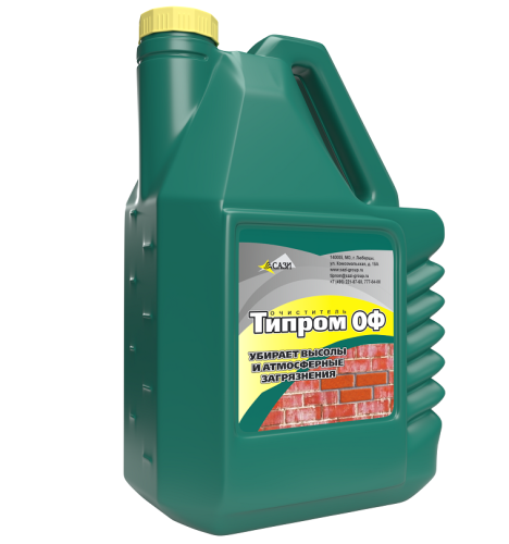 Очиститель фасадов Типром ОФ 5 л фото 4 Очиститель фасадов Типром ОФ 5 л фото 4