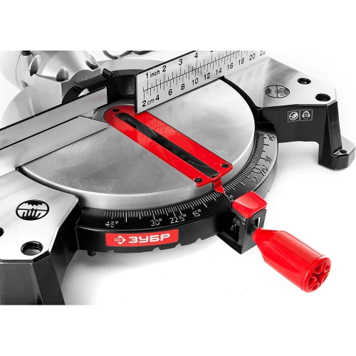 Торцовочная комбинированная пила ЗУБР ЗПТК-255-1800 фото 7