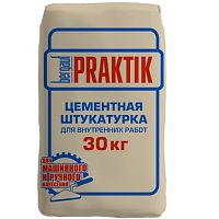 Штукатурка цементная Bergauf Praktik для внутренних работ 30 кг