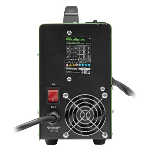 Аппарат инвертор. полуавтомат. сварки ИСП-140, 140 А, ПВ 60% Сибртех фото 5