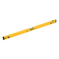 Уровень алюминиевый, магнит, фрезерованный, 3 глазка (1 зеркал.) 0,5 мм/м, 1000 мм Denzel