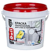 Краска для стен и потолков акриловая Dali Professional база С 0,9 л