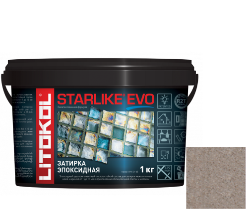 Затирка эпоксидная для швов Litokol Starlike Evo S.225 Tabacco 1 кг Затирка эпоксидная для швов Litokol Starlike Evo S.225 Tabacco 1 кг
