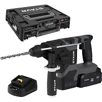 Перфоратор аккумуляторный Ставр SDS-PLUS, BL мотор, 28 мм, 3 режима, AVS, 18 В, 2.8 Дж, 9020300071