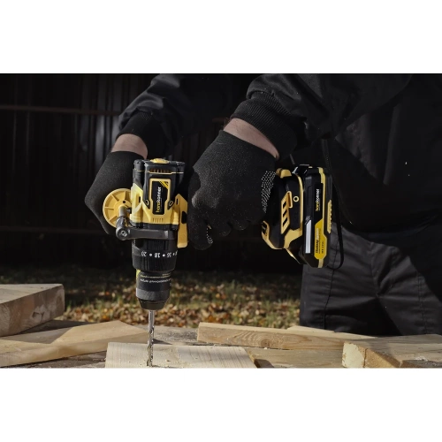 Аккумуляторный шуруповерт Hanskonner 1BatterySystem HCD18165BLI фото 4