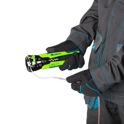 Щипцы для зачистки электропроводов, функция обрезания проводов Сибртех фото 20