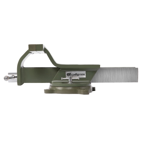 Тиски слесарные, 200 мм, стальные, поворотные Сибртех фото 3