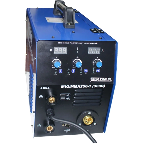 Сварочный полуавтомат инверторный Brima MIG/MMA 250-1 380В моноблок ЦБ-00000040 фото 3