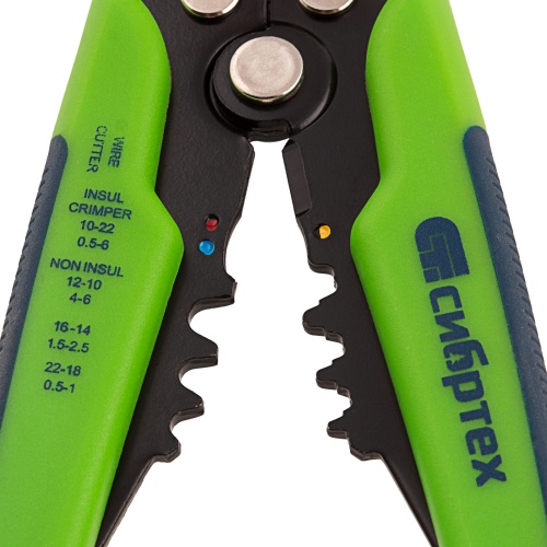 Щипцы для зачистки электропроводов, функция обрезания проводов Сибртех фото 10