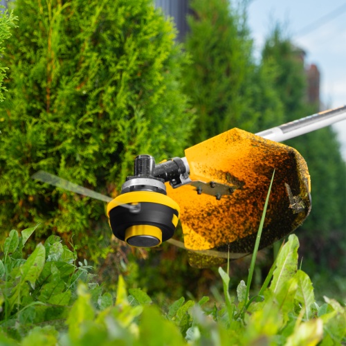 Триммер бензиновый DT 52, 52 см3, 3 л. с, неразъемная штанга, состоит из 2 частей Denzel фото 20