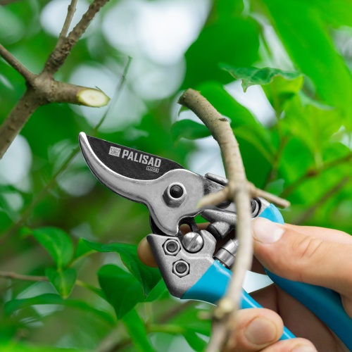 Секатор прямого реза, 190 мм, алюминиевые обрезиненые рукоятки, LUXE Palisad фото 11
