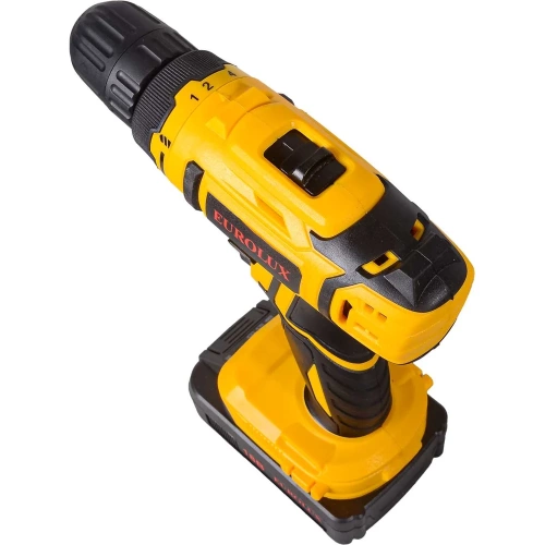 Аккумуляторная дрель-шуруповерт Eurolux ДА-18/2Li 72/14/40 фото 10