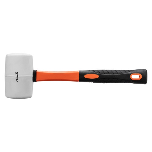 Киянка резиновая, 680 г, белая резина, фибергласовая рукоятка Sparta фото 2 Киянка резиновая, 680 г, белая резина, фибергласовая рукоятка Sparta фото 2