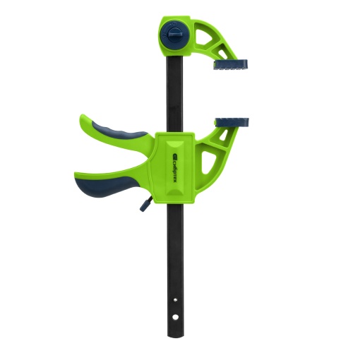 Струбцина F-образная, быстрозажимная, 150 х 70 х 360 мм, пластиковый корпус, фиксатор, двухкомпонентная рукоятка Сибртех фото 4