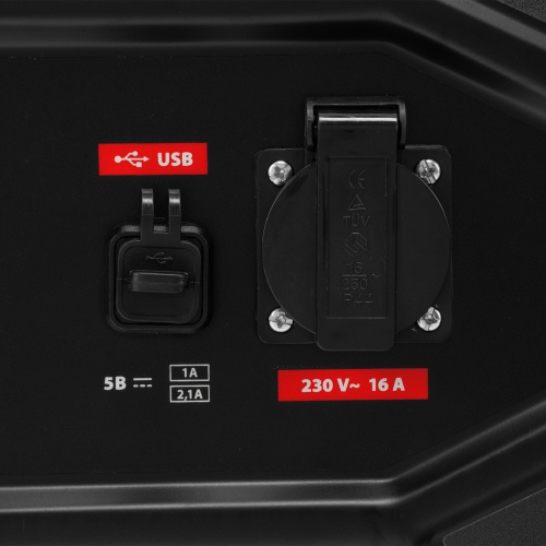 Генератор бензиновый RS-7000E, 6 кВт, 230В, электростартер MTX фото 29