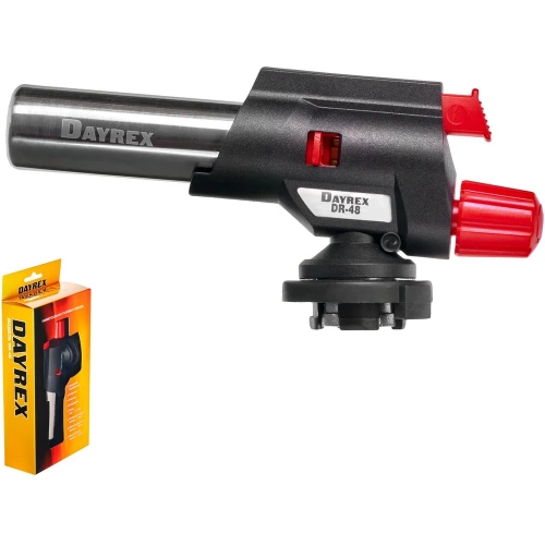 Газовая горелка DAYREX с пьезоподжигом, -48, 2 типа пламени, система «360° rotation» 629967
