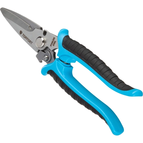 Ножницы по металлу Topfort 8 ручки прорезинованные, сталь 1704753 фото 9 Ножницы по металлу Topfort 8 ручки прорезинованные, сталь 1704753 фото 9