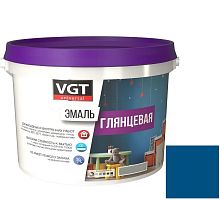 Эмаль универсальная VGT глянцевая Ral 5010 васильковая 10 кг