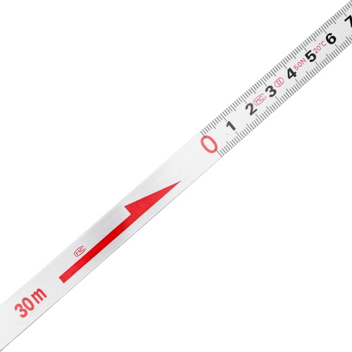 Рулетка геодезическая, 30 м х 12,5 мм, металлическая лента, закрытый корпус Matrix фото 6