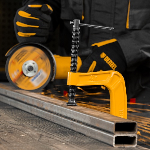 Струбцина G-образная, усиленная, 100 мм Denzel фото 11