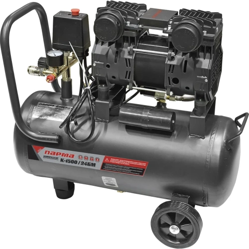 Компрессор Парма K-1500/24БМ безмасляный 1500 Вт, 24л, 237 л/м 02.014.00010 фото 4 Компрессор Парма K-1500/24БМ безмасляный 1500 Вт, 24л, 237 л/м 02.014.00010 фото 4