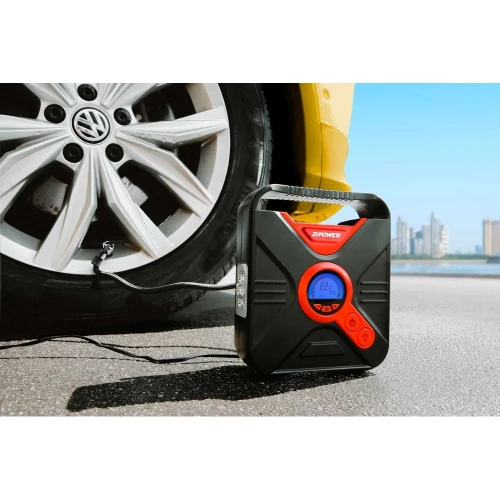 Автомобильный компрессор с цифровым манометром Zipower 25 л/мин, 120 Вт, 7 атм, 10 А, 12 В PM6543 фото 3