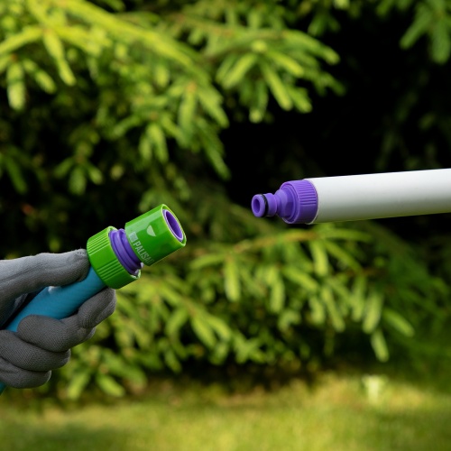 Соединитель пластмассовый, быстросъемный для шланга 3/4 Palisad фото 6