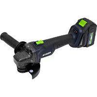 Машина углошлифовальная аккумуляторная AYGER бесщеточная, с двумя аккумуляторами 4Ah AG18BL4