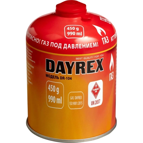Газовый баллон DAYREX 104 450 г 629936 фото 7 Газовый баллон DAYREX 104 450 г 629936 фото 7
