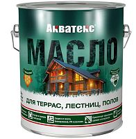 Масло алкидное для террас Акватекс бесцветное 2,5 л