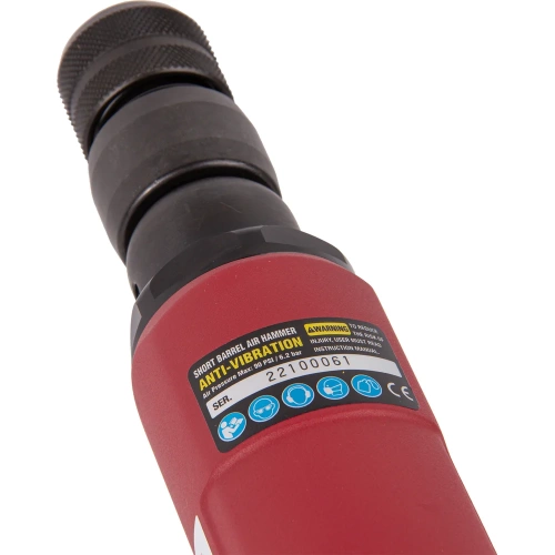 Пневмозубило с виброзащитой BYEMAX в наборе с зубилами, 3800 уд/мин, боек D22xL57, 9.3 Дж BM-128RSK фото 9 Пневмозубило с виброзащитой BYEMAX в наборе с зубилами, 3800 уд/мин, боек D22xL57, 9.3 Дж BM-128RSK фото 9