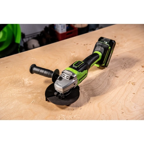Аккумуляторная угловая шлифовальная машина GreenWorks GD24AG 3200207UA фото 5