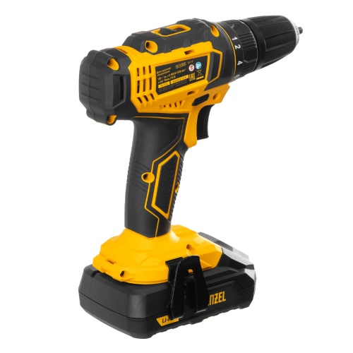 Дрель-шуруповерт аккумуляторная CDL-18-02BM, Li-Ion, 18 В, 2 аккумулятор Denzel фото 7