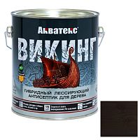 Антисептик для дерева гибридный Акватекс Викинг лессирующий полуматовый Палисандр 0,75 л
